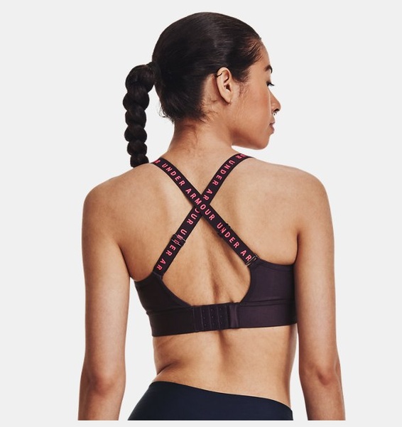 Mor Kadın UA Infinity Mid Covered Spor Sütyeni