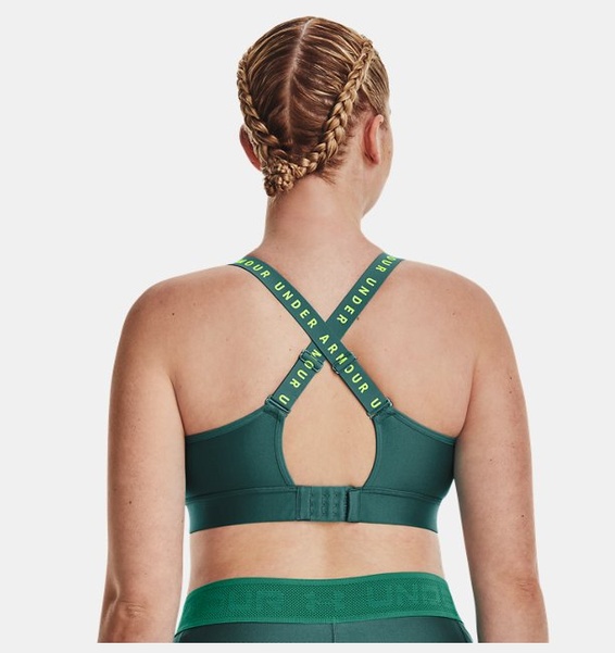 Yeşil Kadın UA Infinity Mid Covered Spor Sütyeni