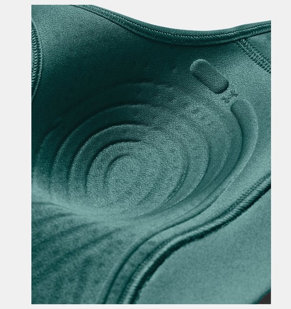 Yeşil Kadın UA Infinity Mid Covered Spor Sütyeni