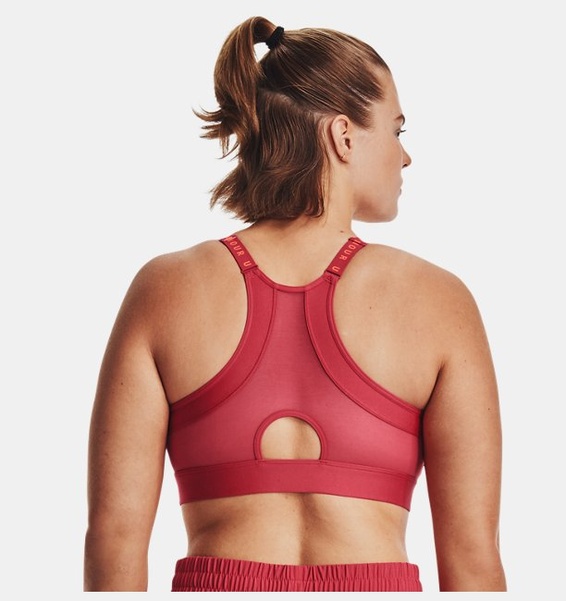 Kırmızı Kadın UA Infinity Low Covered Spor Sütyeni