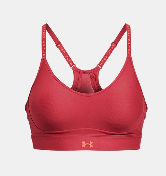 Kırmızı Kadın UA Infinity Low Covered Spor Sütyeni