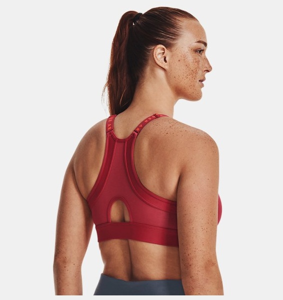 Kırmızı Kadın UA Infinity Low Covered Spor Sütyeni