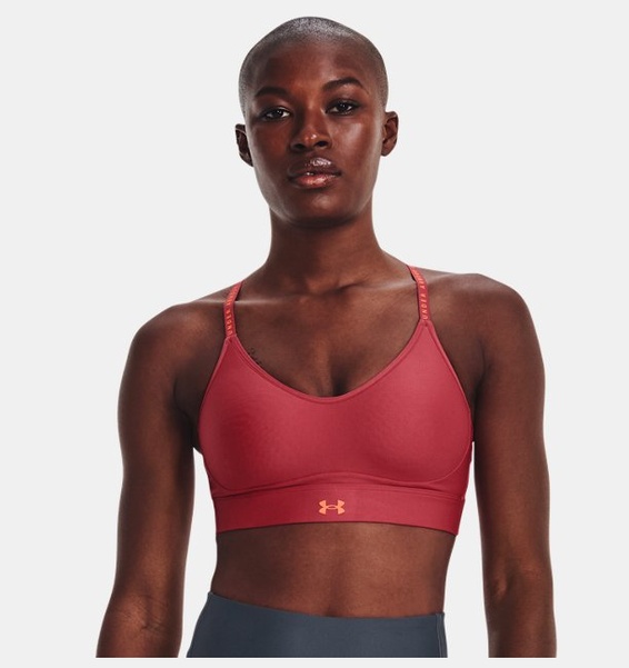 Kırmızı Kadın UA Infinity Low Covered Spor Sütyeni