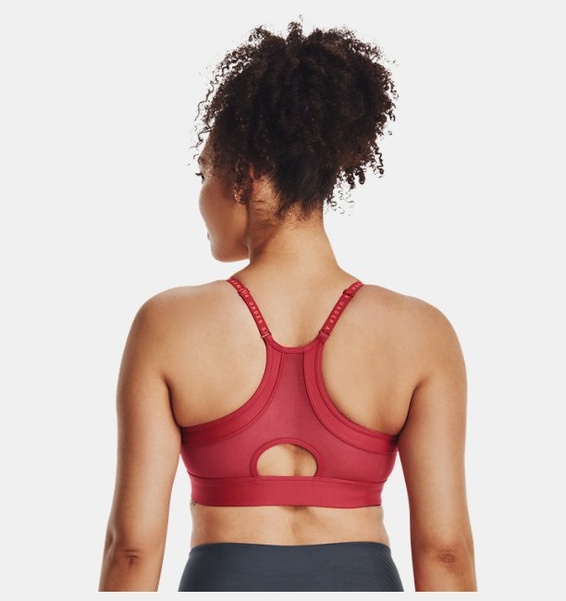 Kırmızı Kadın UA Infinity Low Covered Spor Sütyeni