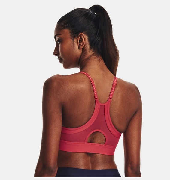 Kırmızı Kadın UA Infinity Low Covered Spor Sütyeni