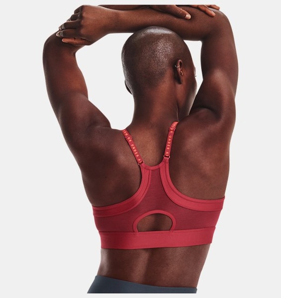 Kırmızı Kadın UA Infinity Low Covered Spor Sütyeni