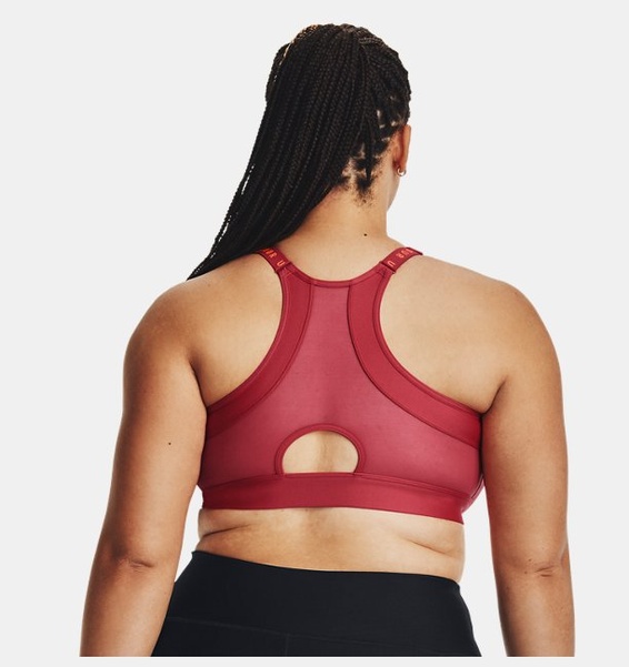 Kırmızı Kadın UA Infinity Low Covered Spor Sütyeni