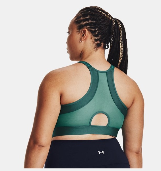 Yeşil Kadın UA Infinity Low Covered Spor Sütyeni
