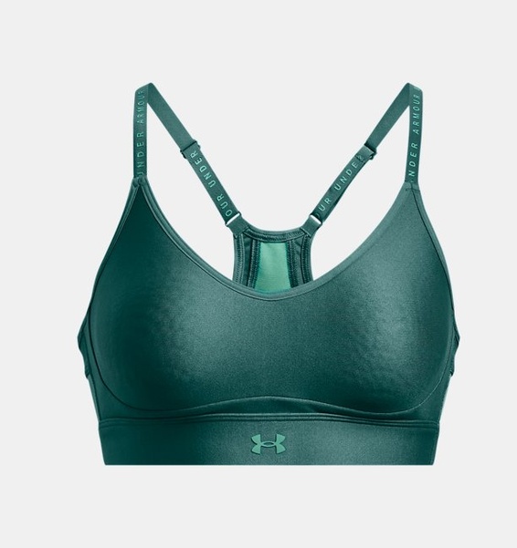 Yeşil Kadın UA Infinity Low Covered Spor Sütyeni