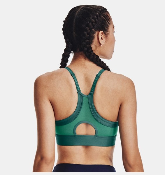 Yeşil Kadın UA Infinity Low Covered Spor Sütyeni