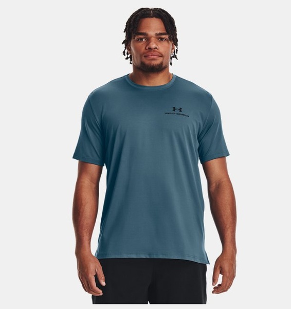 Mavi Erkek UA RUSH™ Energy Kısa Kollu T-shirt