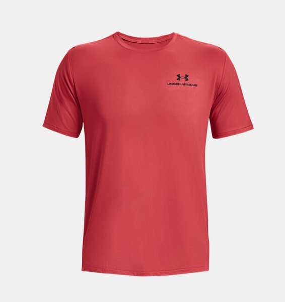 Kırmızı Erkek UA RUSH™ Energy Kısa Kollu T-shirt
