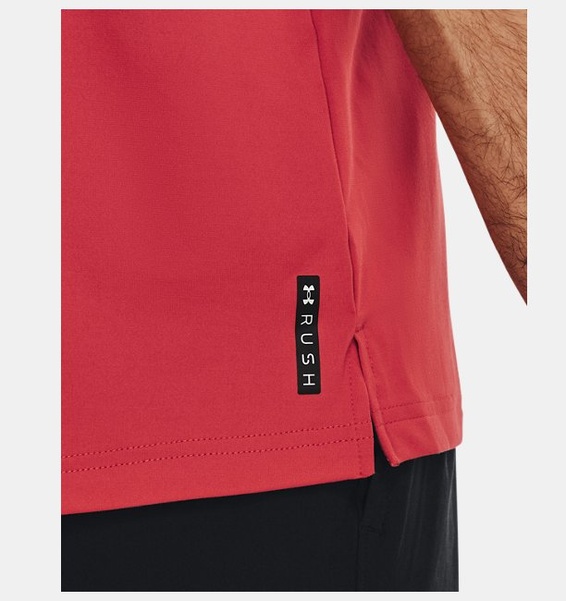 Kırmızı Erkek UA RUSH™ Energy Kısa Kollu T-shirt