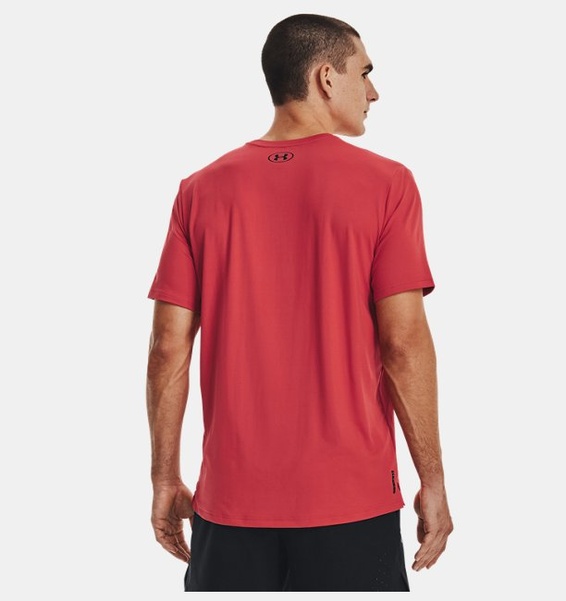 Kırmızı Erkek UA RUSH™ Energy Kısa Kollu T-shirt