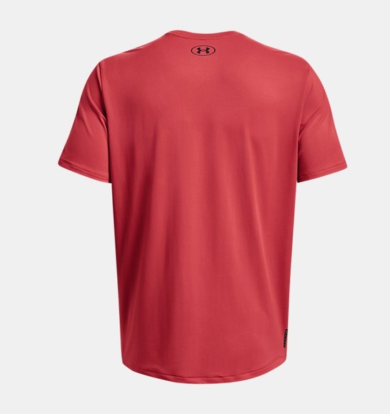 Kırmızı Erkek UA RUSH™ Energy Kısa Kollu T-shirt