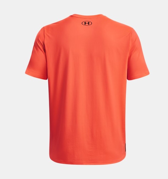 Turuncu Erkek UA RUSH™ Energy Kısa Kollu T-shirt