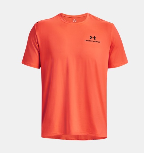 Turuncu Erkek UA RUSH™ Energy Kısa Kollu T-shirt