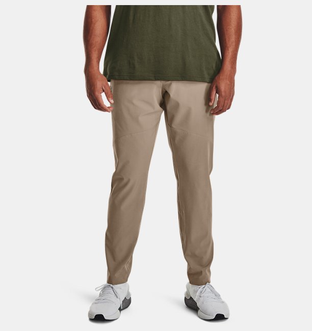 Erkek UA Stretch Dokuma Eşofman Altı Kahverengi