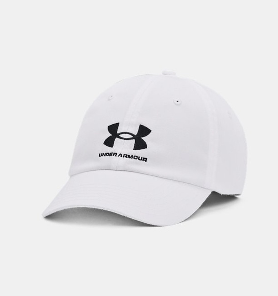 Beyaz Kadın UA Sportstyle Ayarlanabilir Şapka