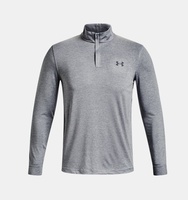Erkek UA Playoff 1/4 Fermuarlı Uzun Kollu T-shirt