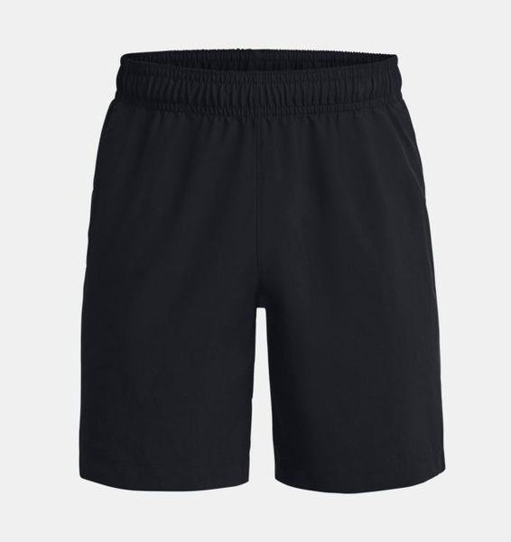 Siyah Erkek UA Dokuma Graphic Şort