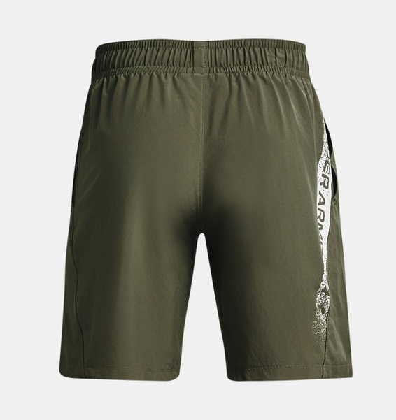 Yeşil Erkek UA Dokuma Graphic Şort