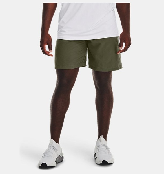 Yeşil Erkek UA Dokuma Graphic Şort
