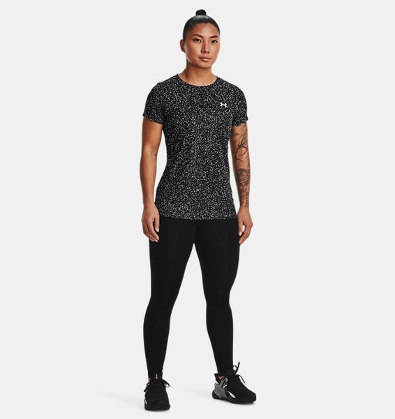 Siyah Kadın UA Tech™ Nova Kısa Kollu