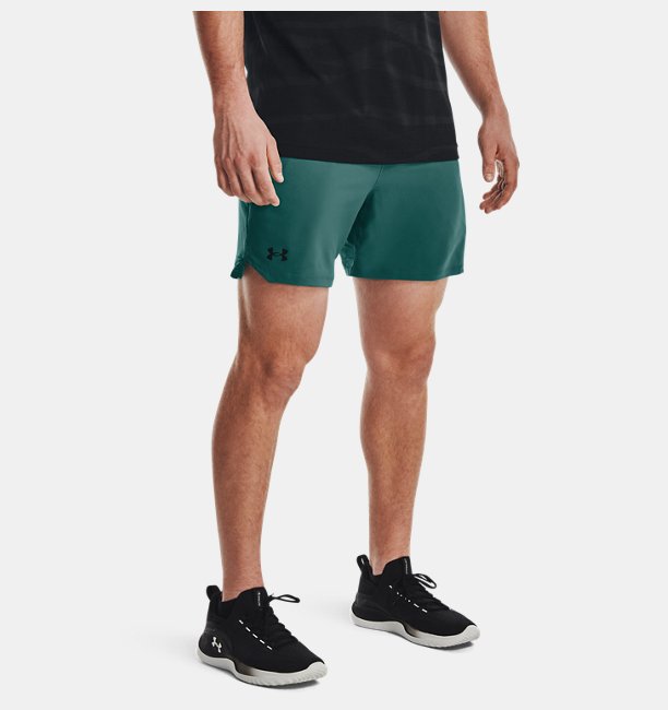 Erkek UA Vanish Dokuma 6inch Şort Yeşil