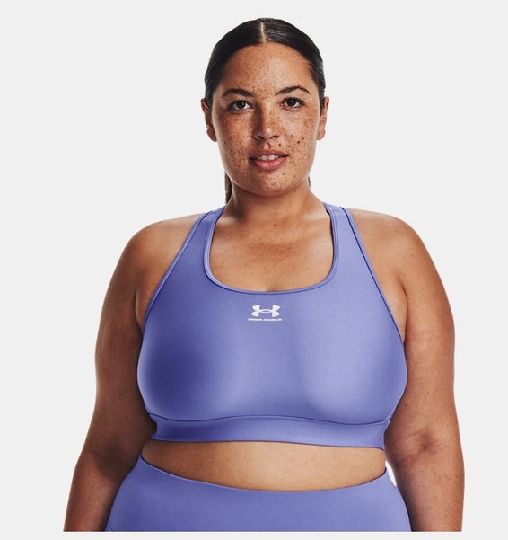 Mavi Kadın HeatGear® Armour Mid Padless Spor Sütyeni