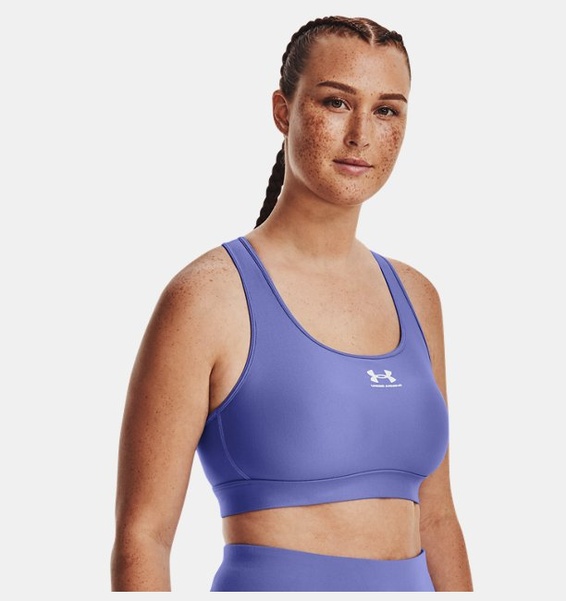 Mavi Kadın HeatGear® Armour Mid Padless Spor Sütyeni