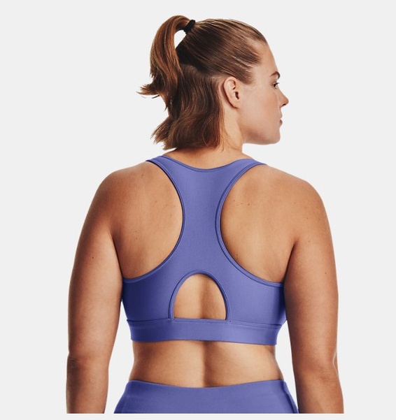 Mavi Kadın HeatGear® Armour Mid Padless Spor Sütyeni