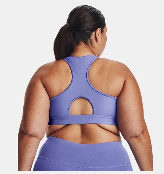 Mavi Kadın HeatGear® Armour Mid Padless Spor Sütyeni