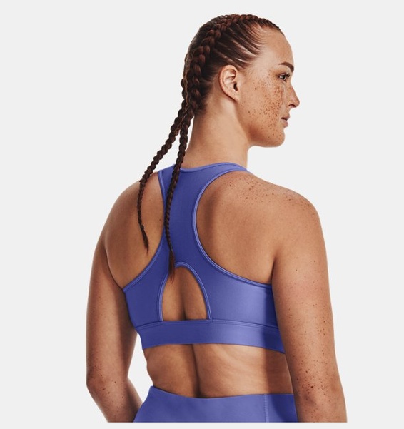 Mavi Kadın HeatGear® Armour Mid Padless Spor Sütyeni