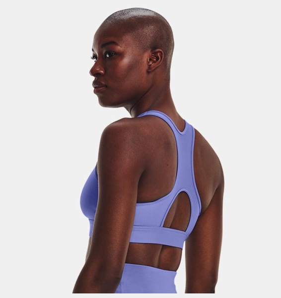 Mavi Kadın HeatGear® Armour Mid Padless Spor Sütyeni