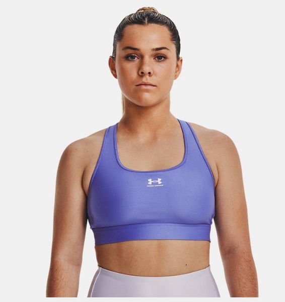 Mavi Kadın HeatGear® Armour Mid Padless Spor Sütyeni