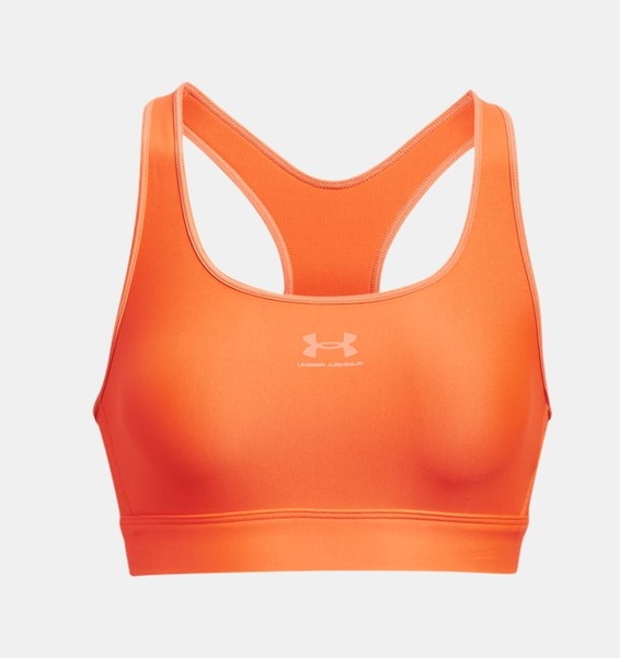 Turuncu Kadın HeatGear® Armour Mid Padless Spor Sütyeni