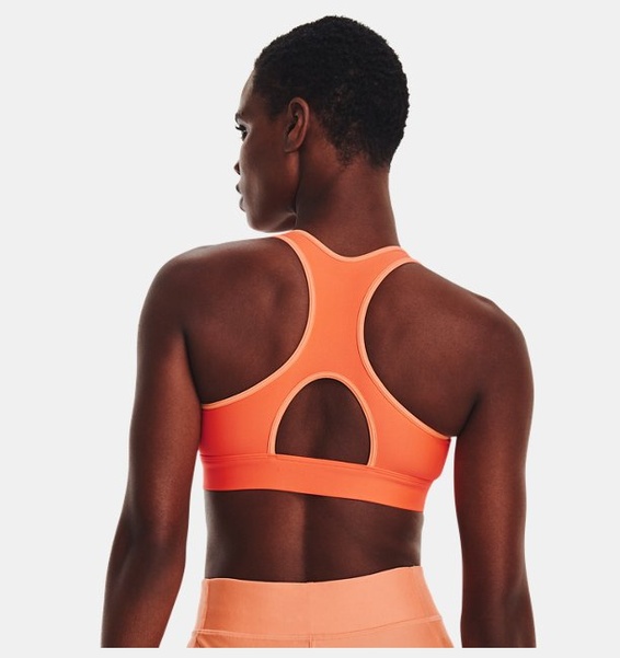 Turuncu Kadın HeatGear® Armour Mid Padless Spor Sütyeni