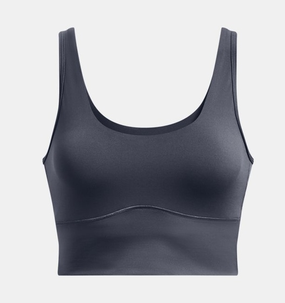 Gri Kadın UA Meridian Fitted Crop Atlet