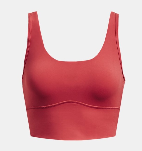 Kırmızı Kadın UA Meridian Fitted Crop Atlet