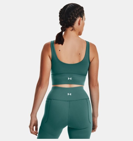 Yeşil Kadın UA Meridian Fitted Crop Atlet
