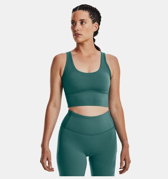 Yeşil Kadın UA Meridian Fitted Crop Atlet