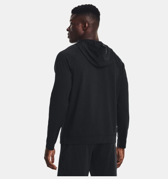 Siyah Erkek UA Meridian Tam Boy Fermuarlı Sweatshirt