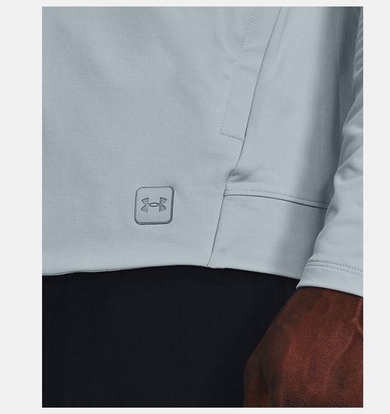 Mavi Erkek UA Meridian Tam Boy Fermuarlı Sweatshirt