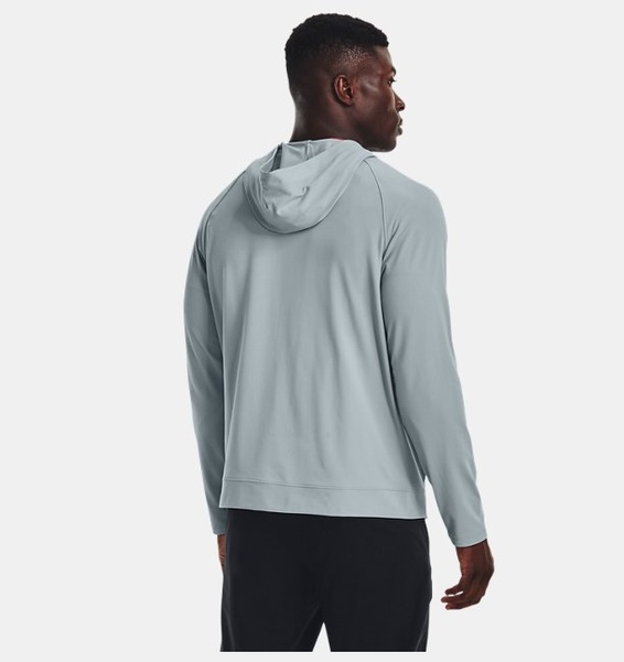 Mavi Erkek UA Meridian Tam Boy Fermuarlı Sweatshirt
