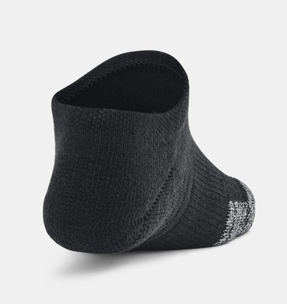 Siyah Çocuk HeatGear® 3’lü Paket No Show Çorap