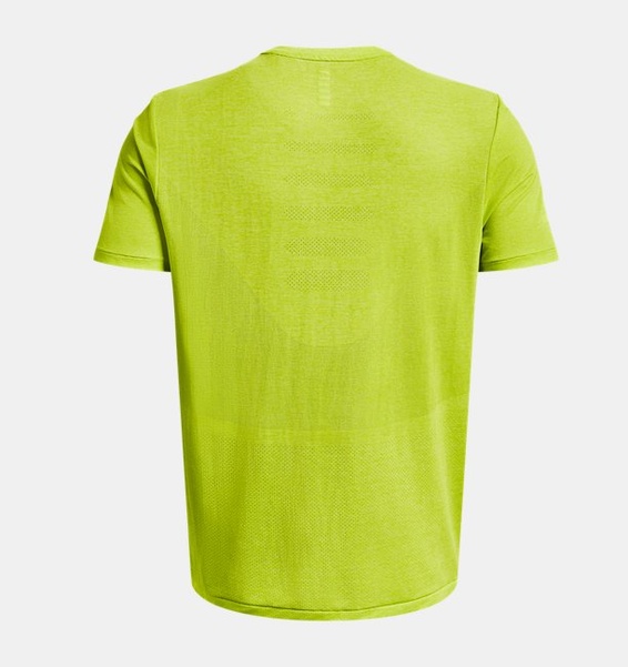 Yeşil Erkek UA Dikişsiz Stride Kısa Kollu T-shirt