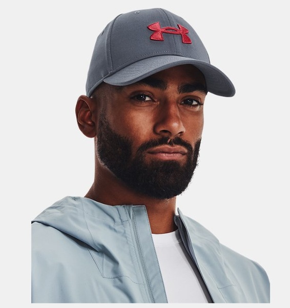 Gri Erkek UA Blitzing Ayarlanabilir Şapka
