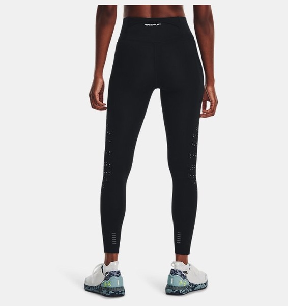 Siyah Kadın UA Fly-Fast Elite Bilekte Tayt