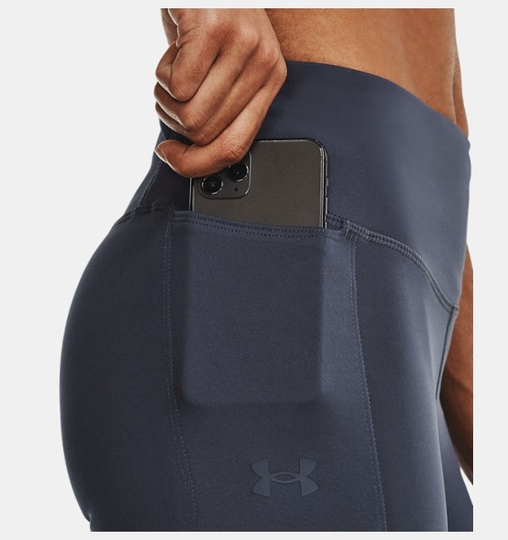 Gri Kadın UA Fly-Fast Elite Bilekte Tayt